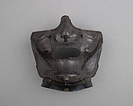 Half Mask (Menpō), Iron, lacquer, Japanese